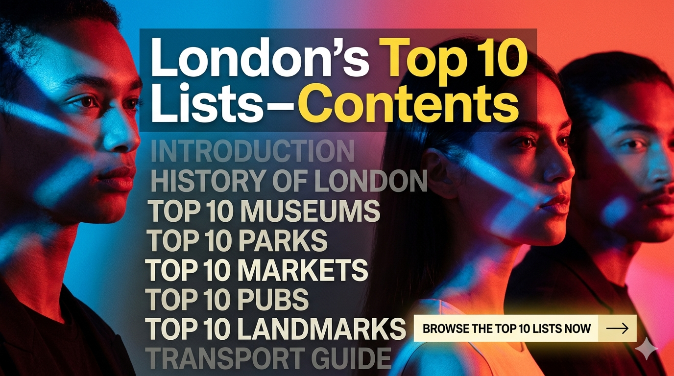 London's Top 10 Lists: