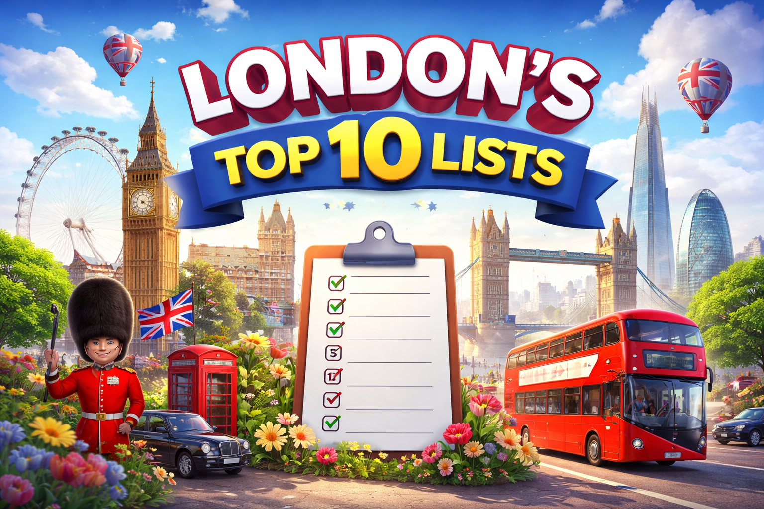London's Top 10 Lists;