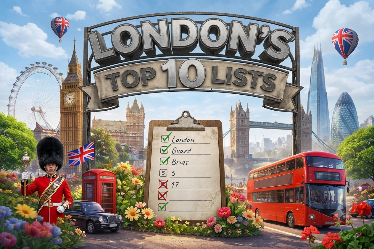 lONDON'S tOP 10 LISTS